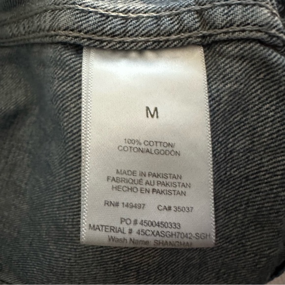 Joe’s Jeans Medium Distressed Blue Denim Trucker Jacket - Relaxed Fit - Picture 6 of 10